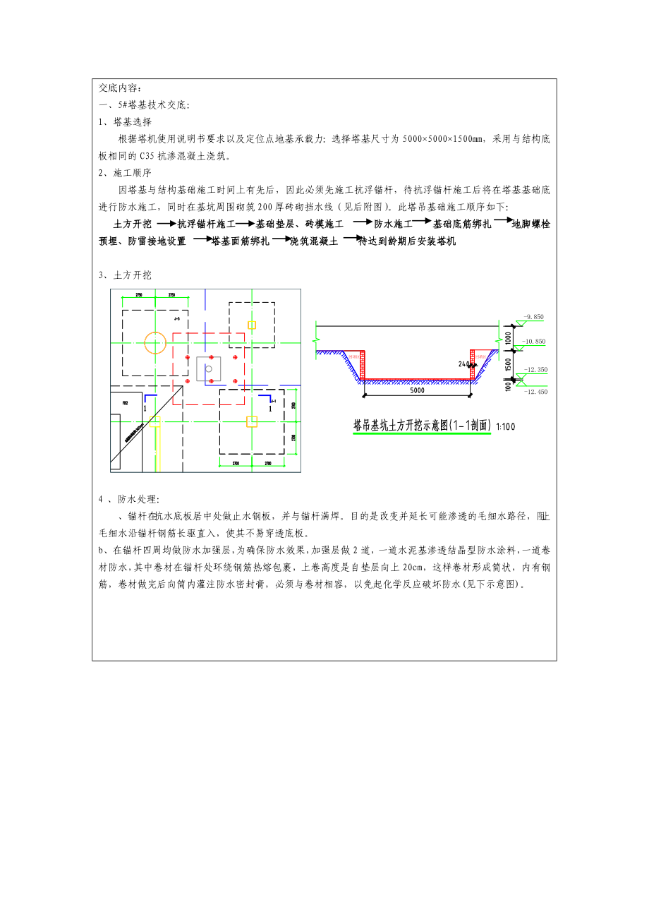 塔基基础及基础混凝土施工技术交底.doc_第2页