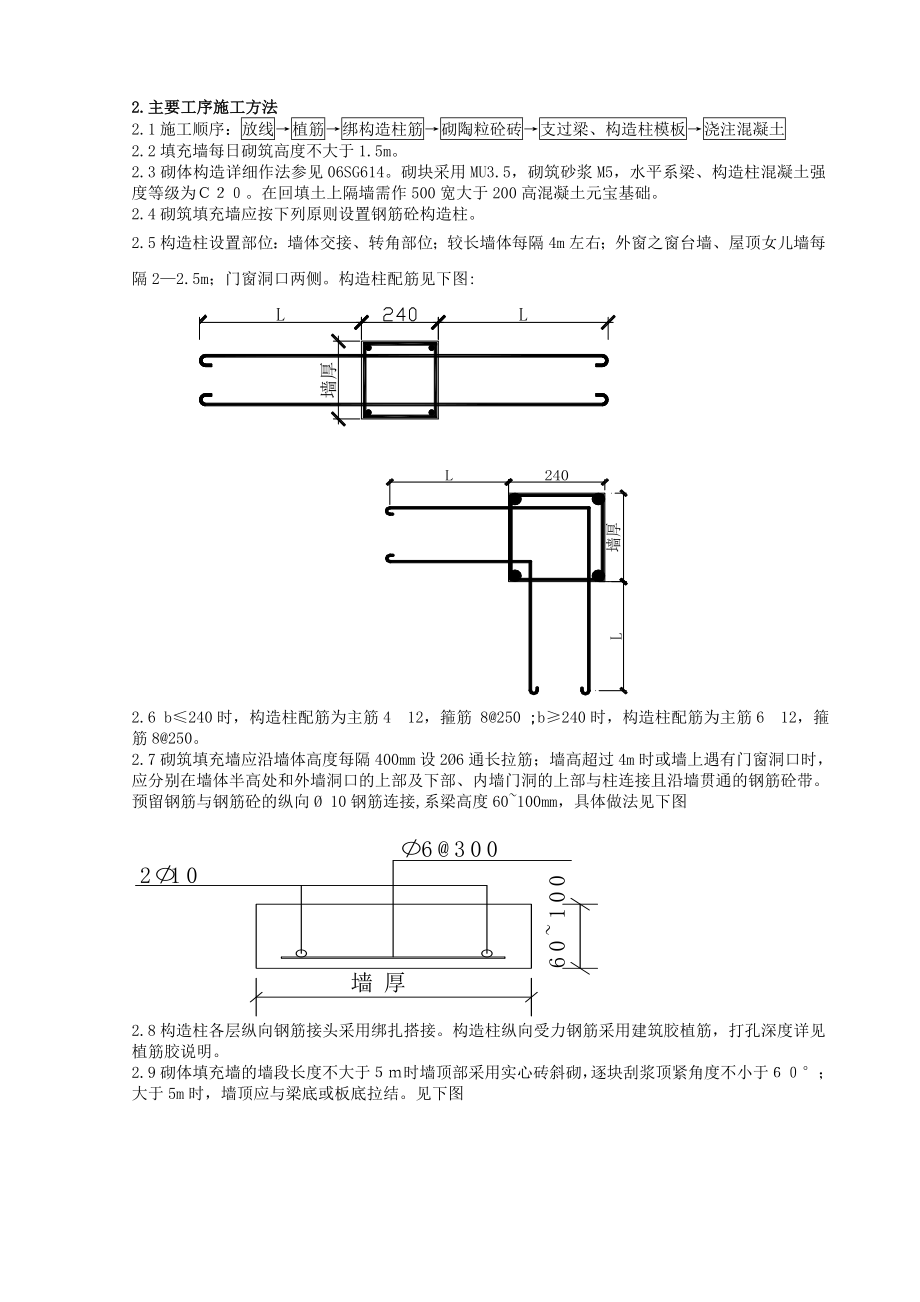 度假村二次结构砌筑技术交底.doc_第2页