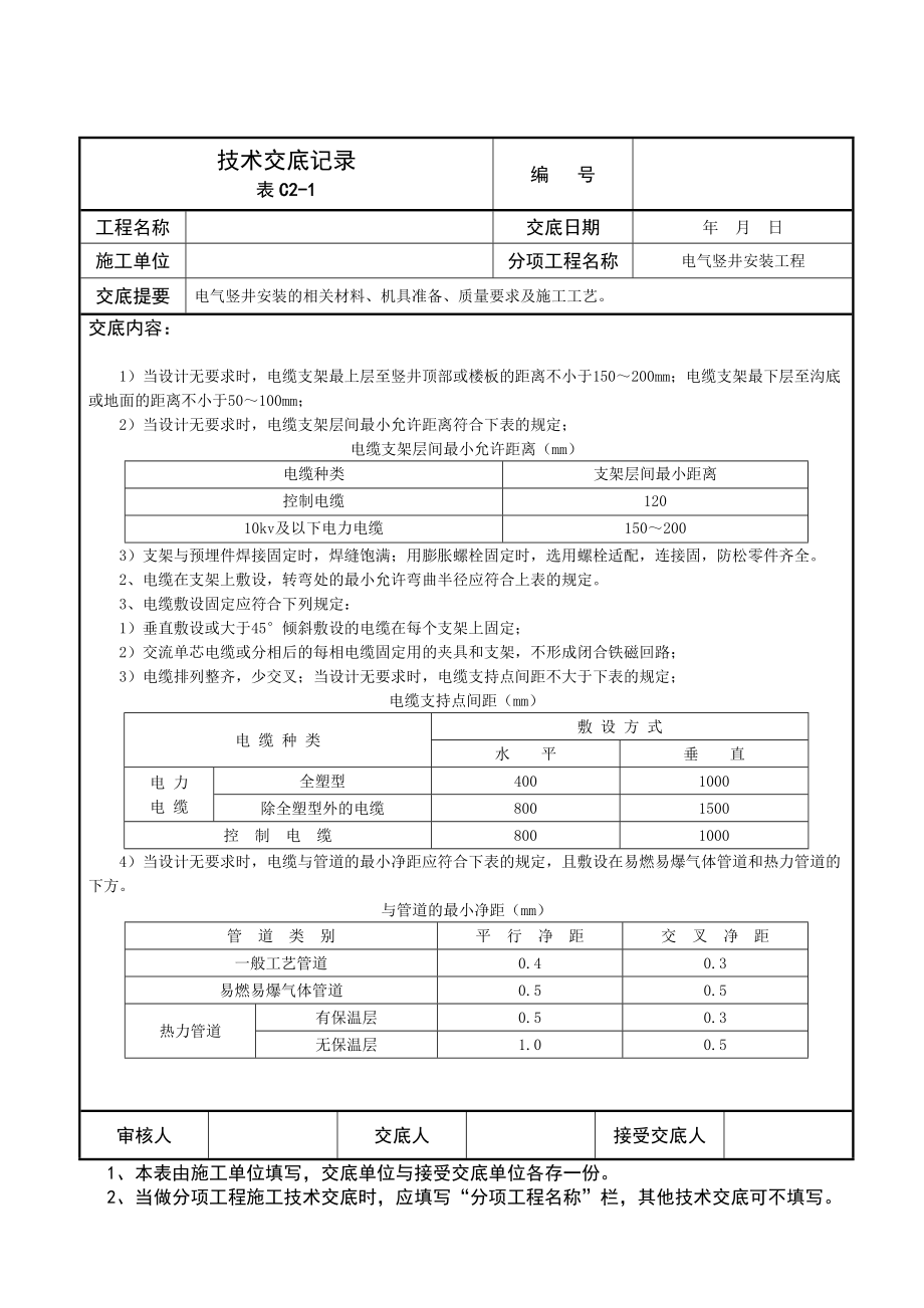 电气竖井安装工程技术交底记.doc_第2页