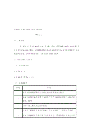 深基坑支护开挖工程安全监理实施细则.doc