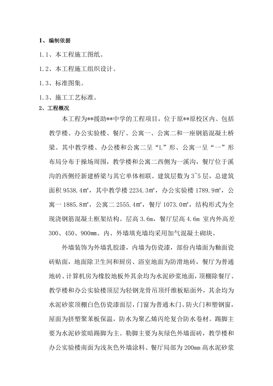 教学楼装饰装修施工方案.doc_第1页