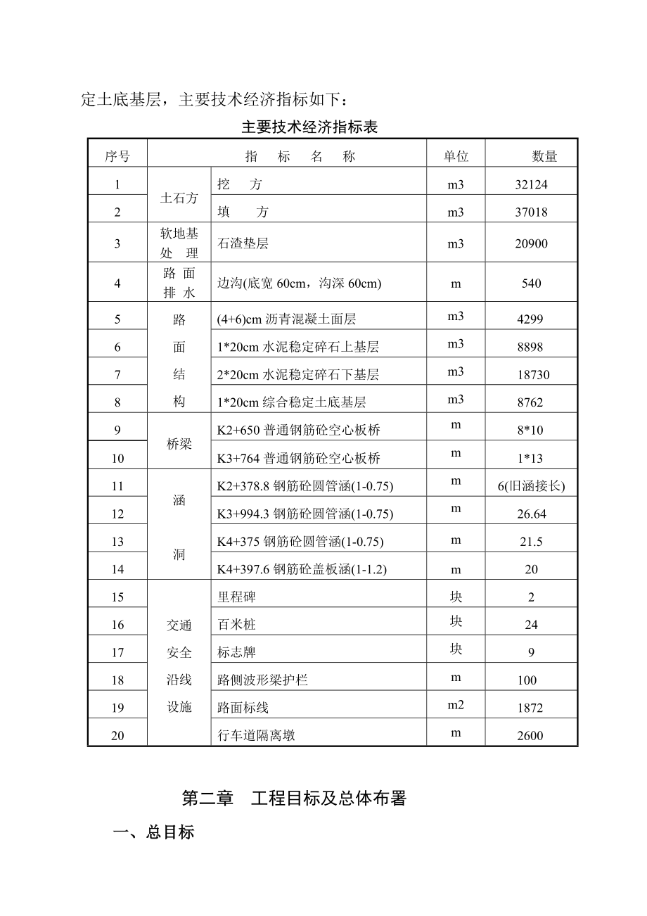 山西某二级公路工程施工组织设计.doc_第3页