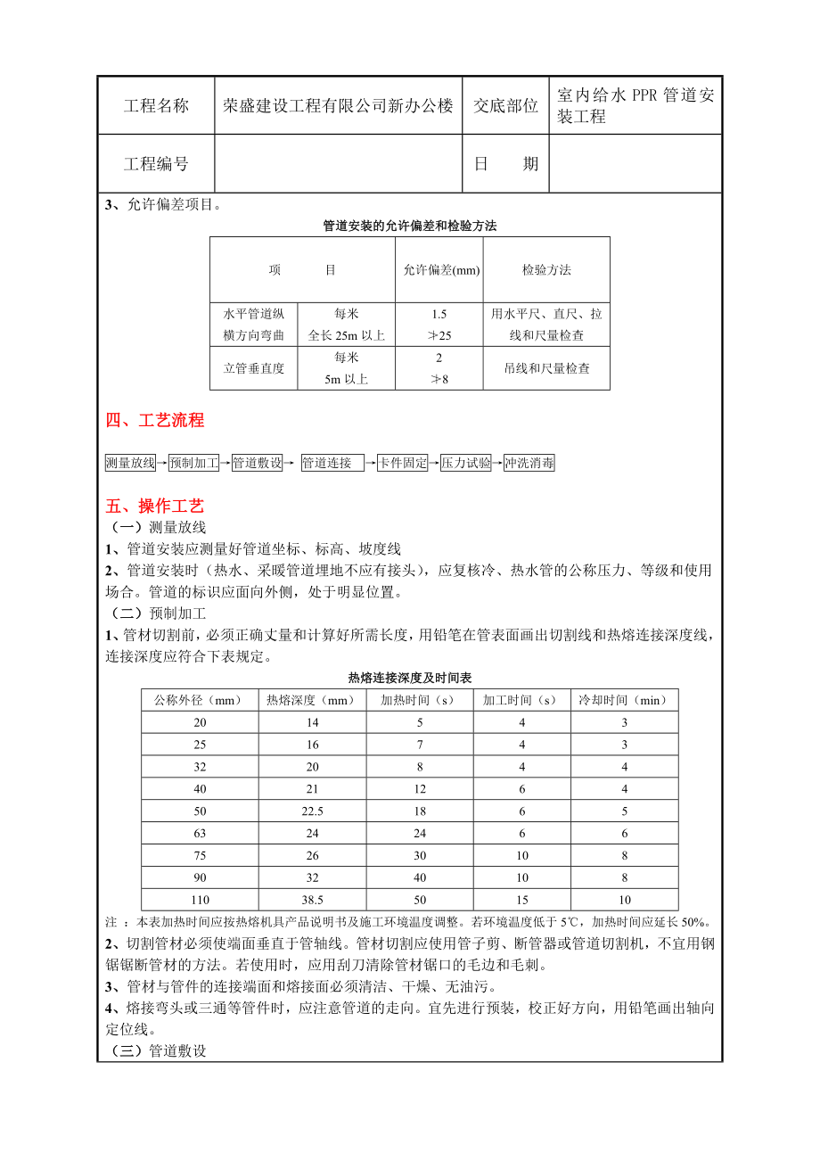 室内给水PPR管道安装技术交底.doc_第2页