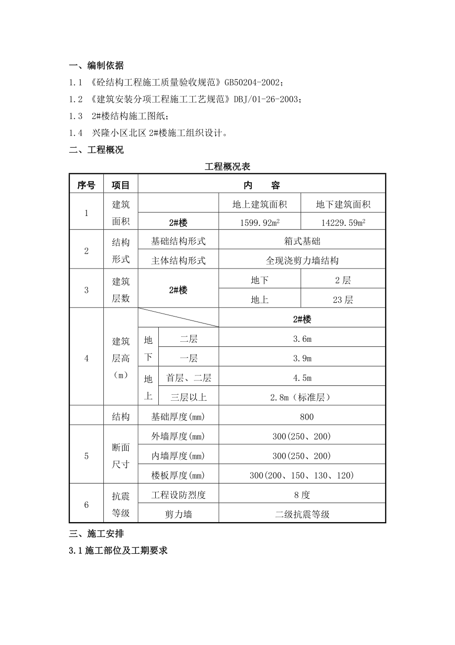 某小区剪力墙结构住宅楼模板施工方案(附图).doc_第1页