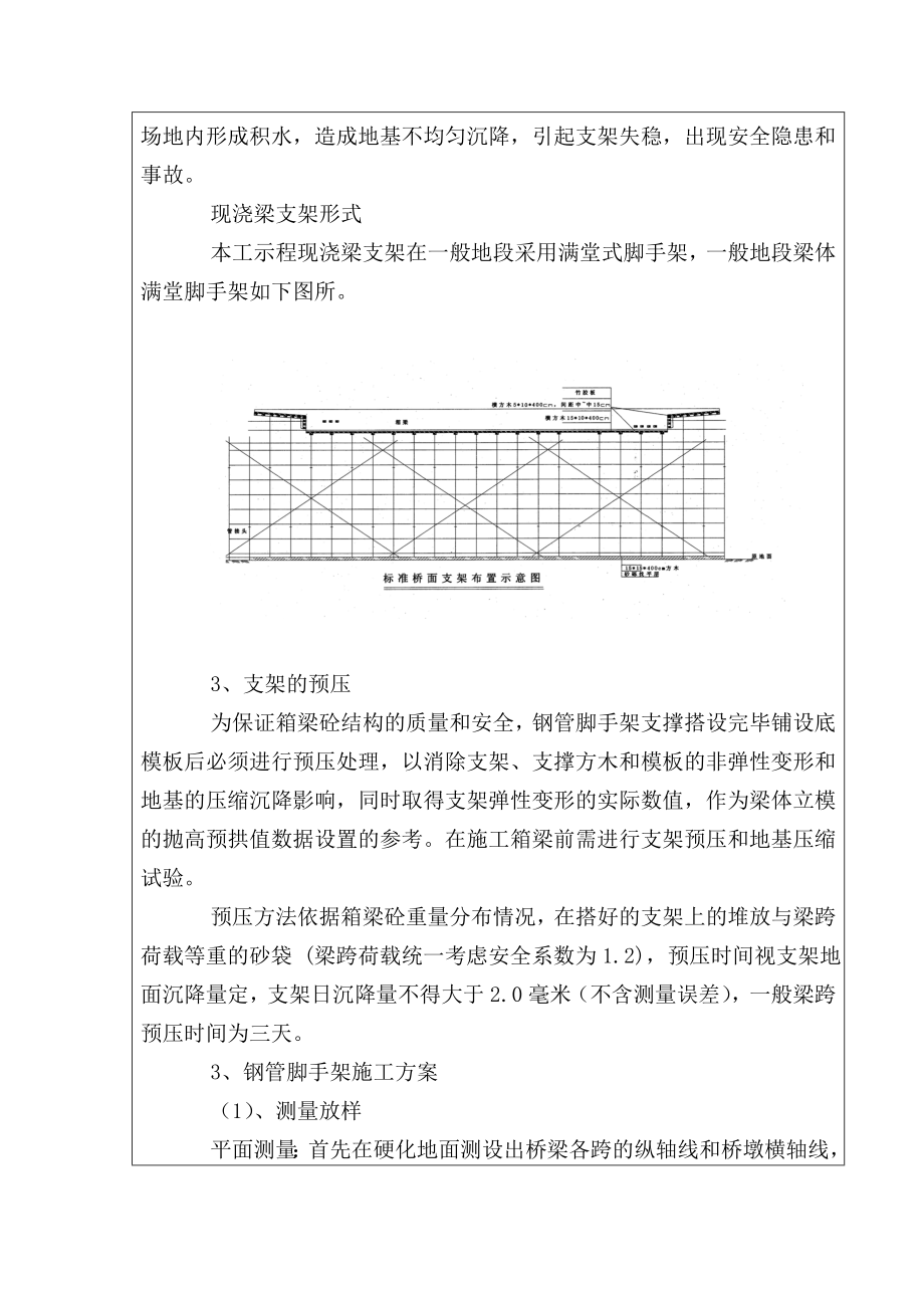 桥梁工程上部构造-现浇箱梁施工技术交底书.doc_第2页