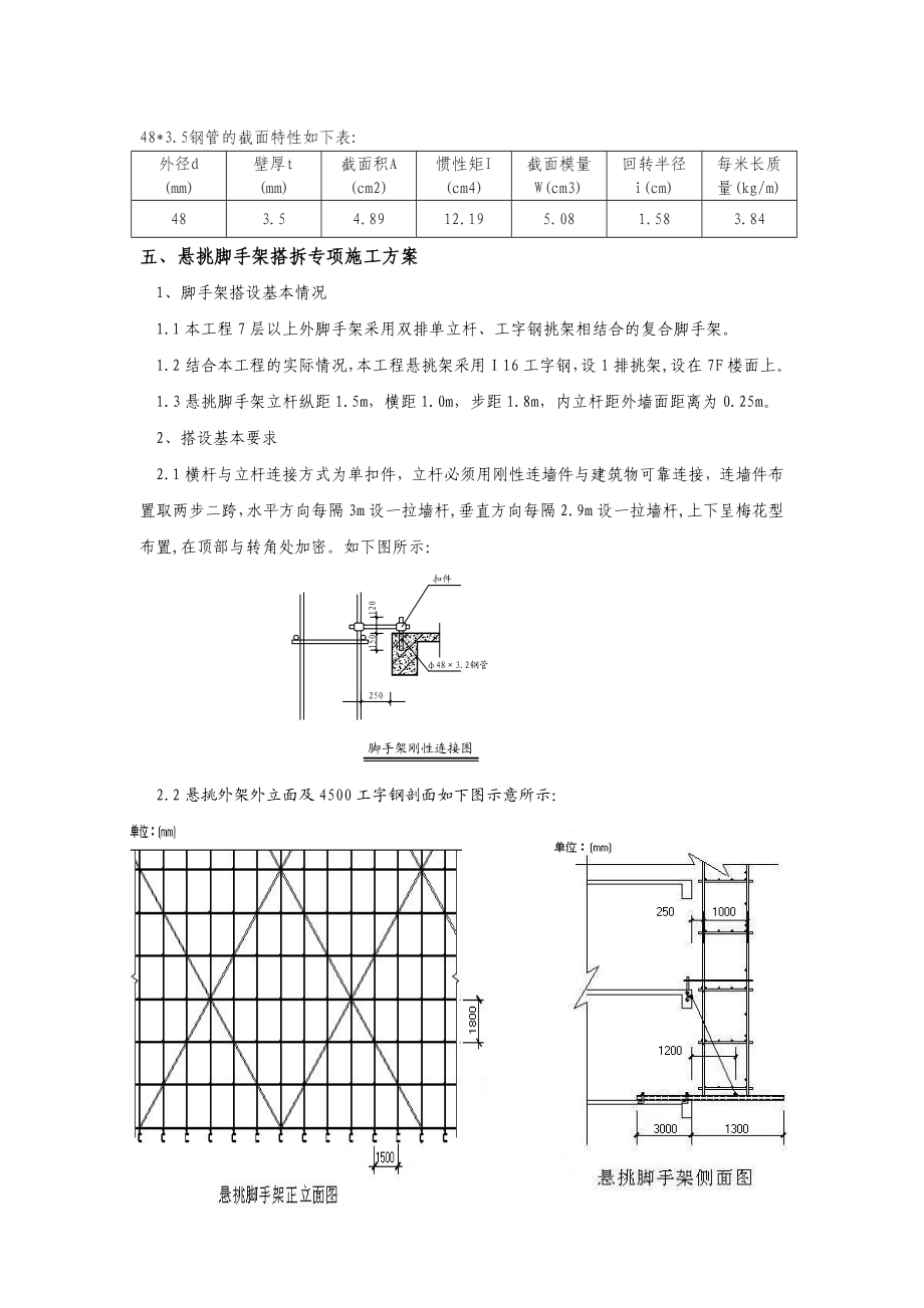 安徽某高层框剪结构住宅了悬挑脚手架施工方案(附示意图).doc_第2页