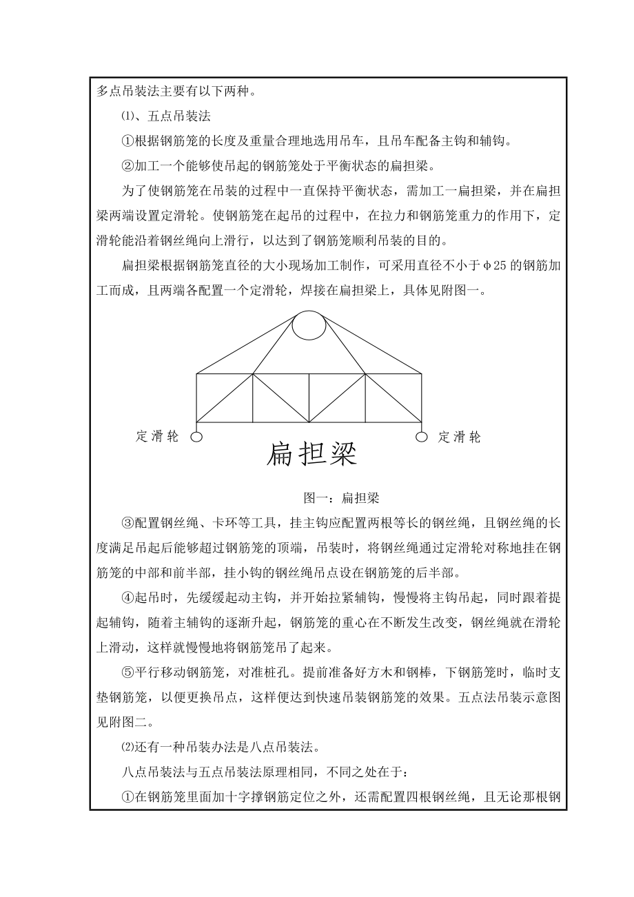 桩基钢筋笼制做与吊放技术交底.doc_第3页