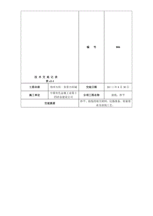 万科建筑放线技术交底.doc