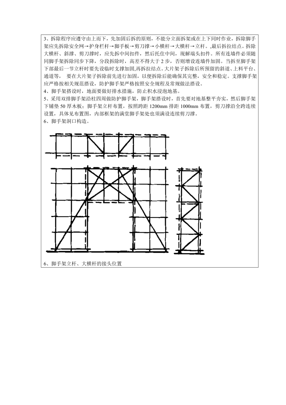 仓库项目脚手架搭设与拆除安全技术交底.doc_第2页