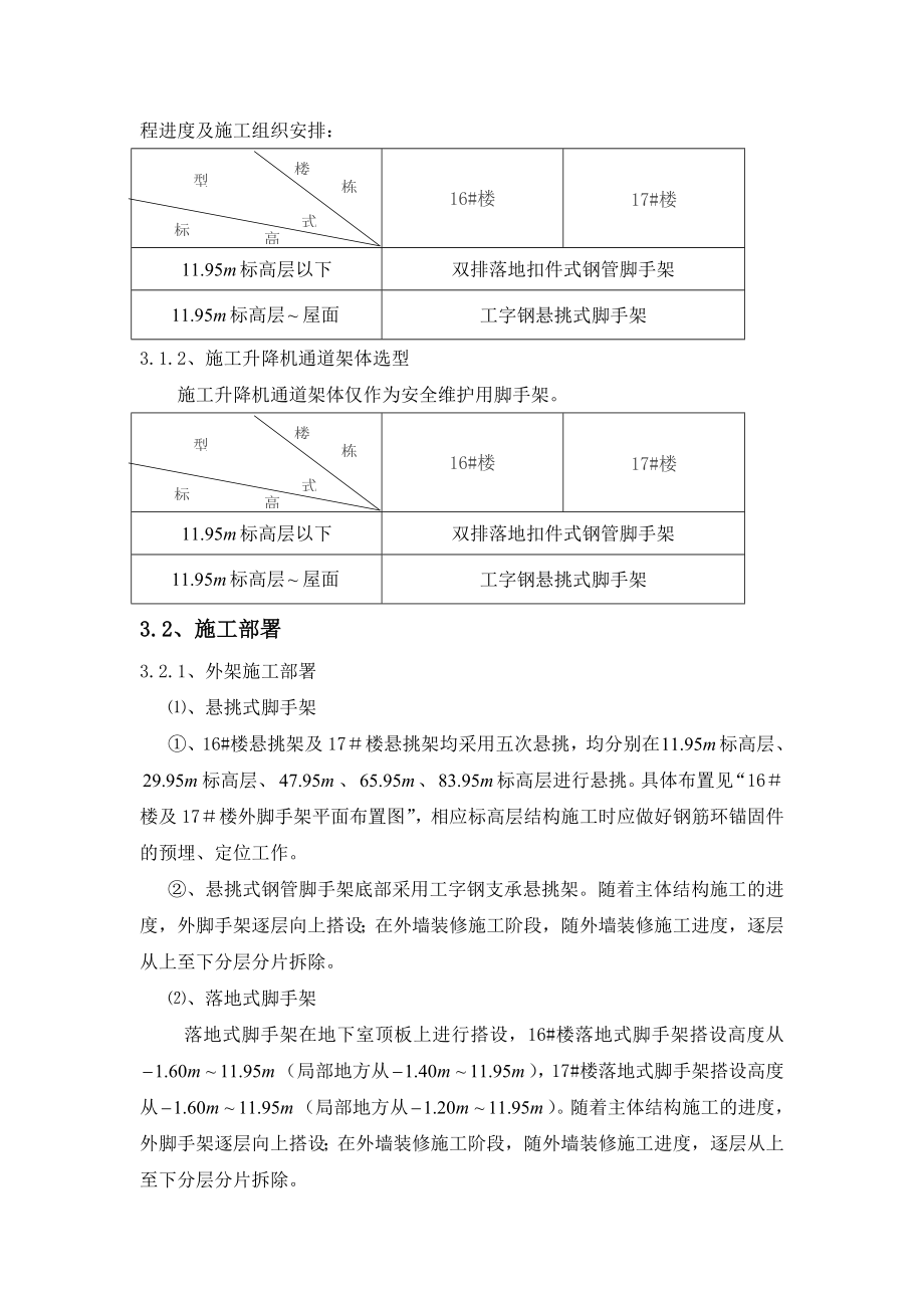 住宅楼脚手架施工方案湖北脚手架搭设.doc_第3页