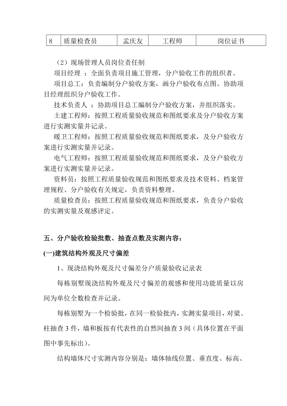 北京某别墅小区住宅工程质量分户验收方案.doc_第3页