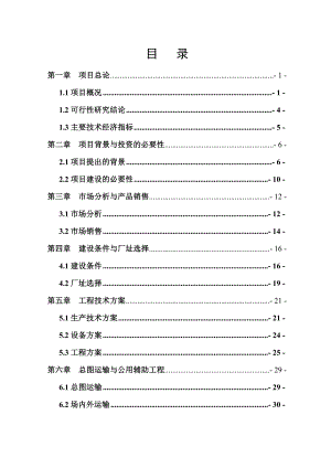 冰箱条生产线建设项目可行性研究报告.doc