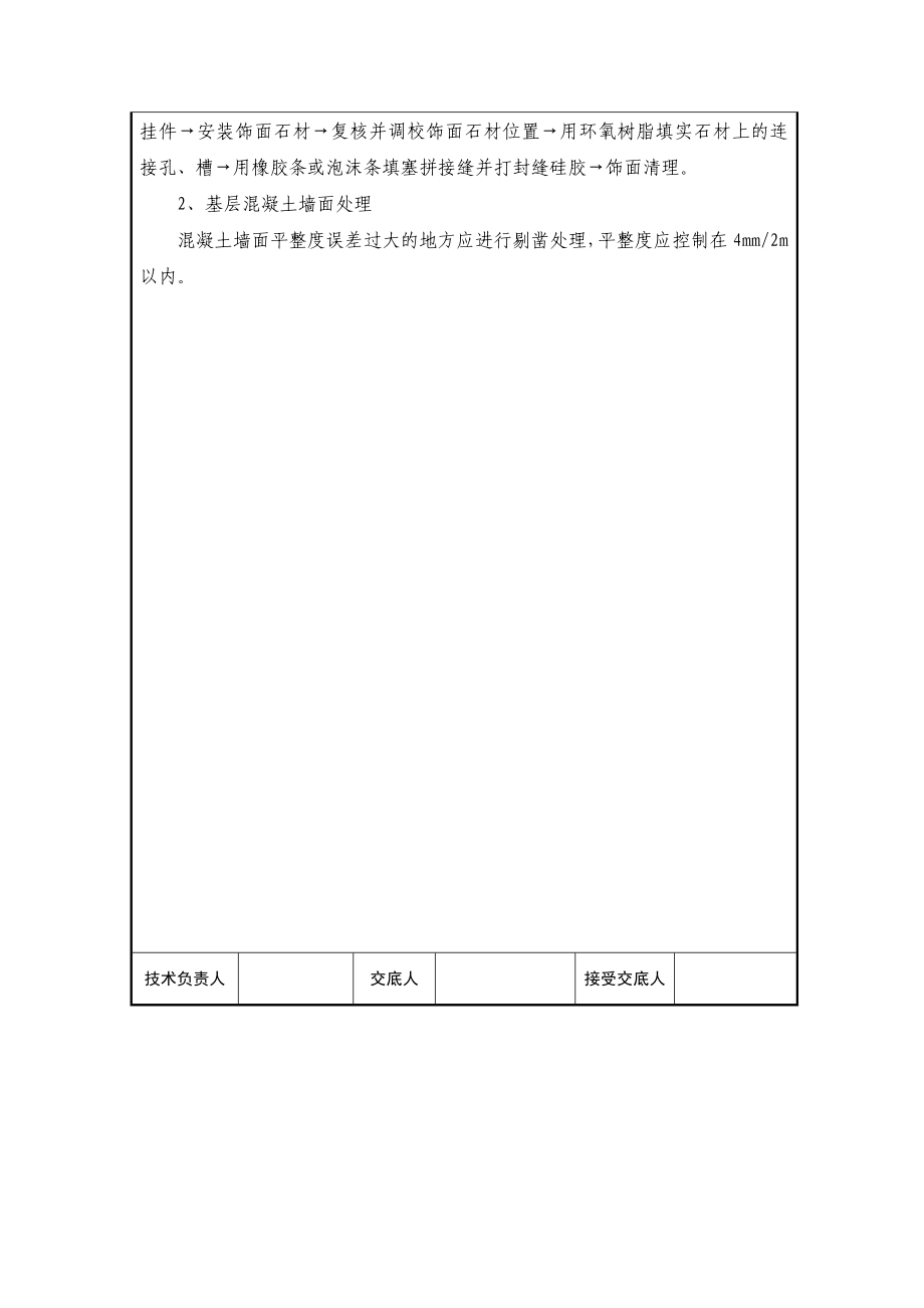 建委大楼外墙干挂石材技术交底.doc_第2页