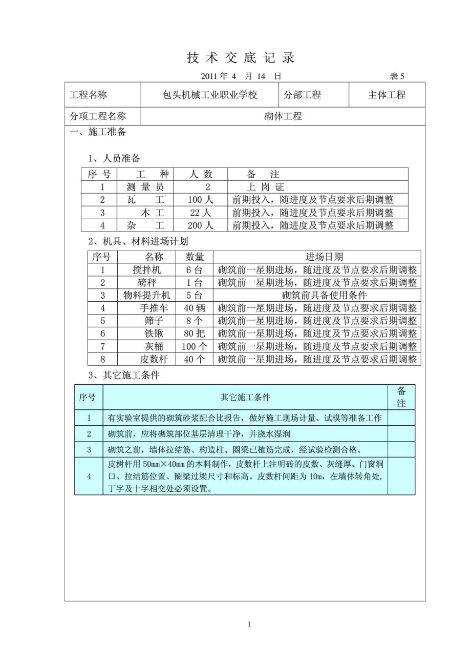 学校砌体工程施工技术交底.doc_第2页