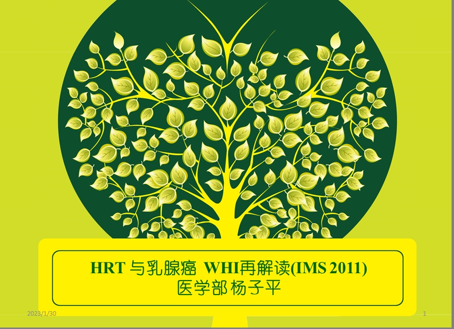 HRT与乳腺癌——WHI再解读(IMS).ppt.ppt_第1页