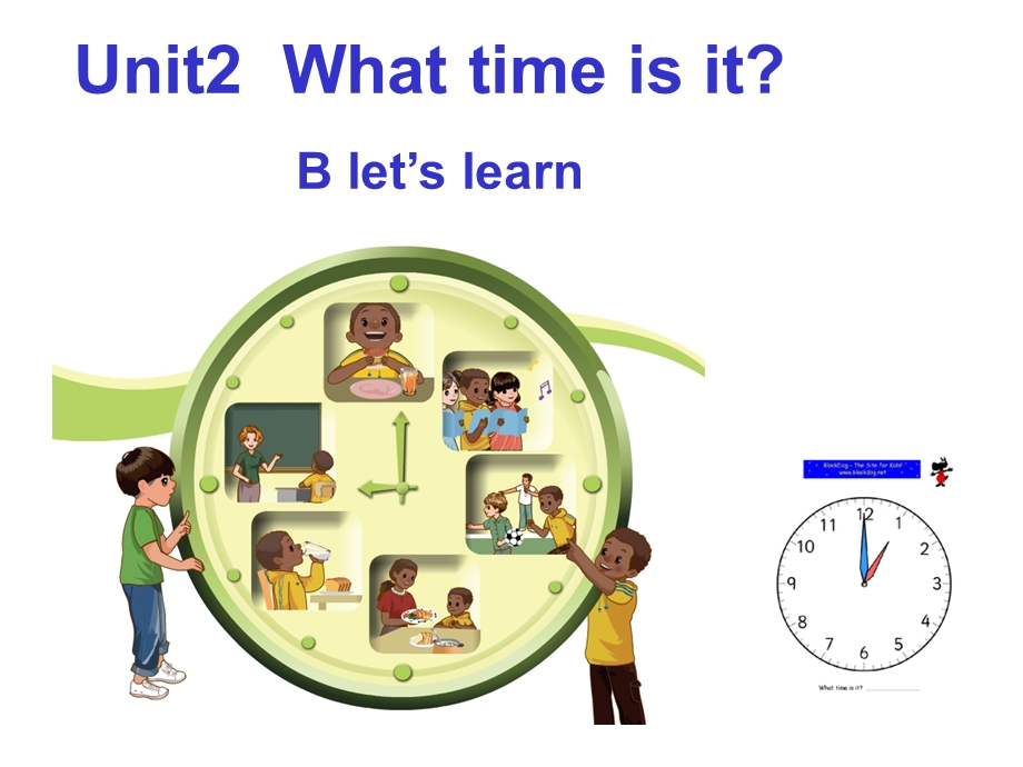 新pep四级下册unit2whattimeisitblet39;slearn.ppt_第1页