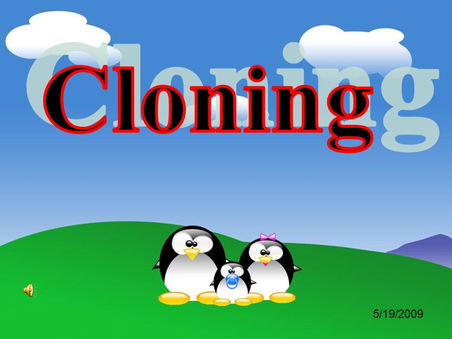 人教版高中英语课件：the important events in cloning history.ppt_第1页