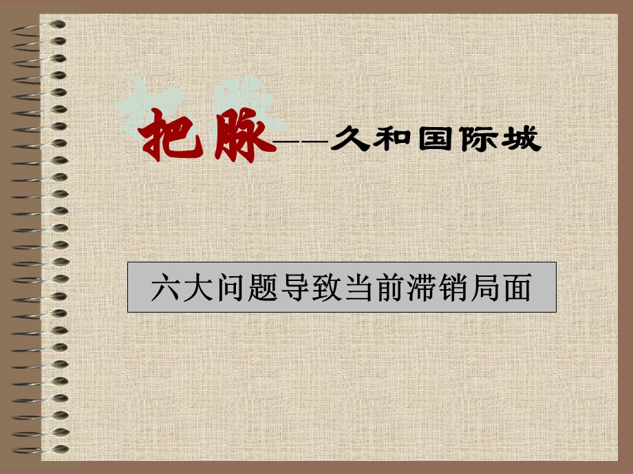 【商业地产】连云港久和国际城营销诊断报告49PPT12月.ppt_第2页