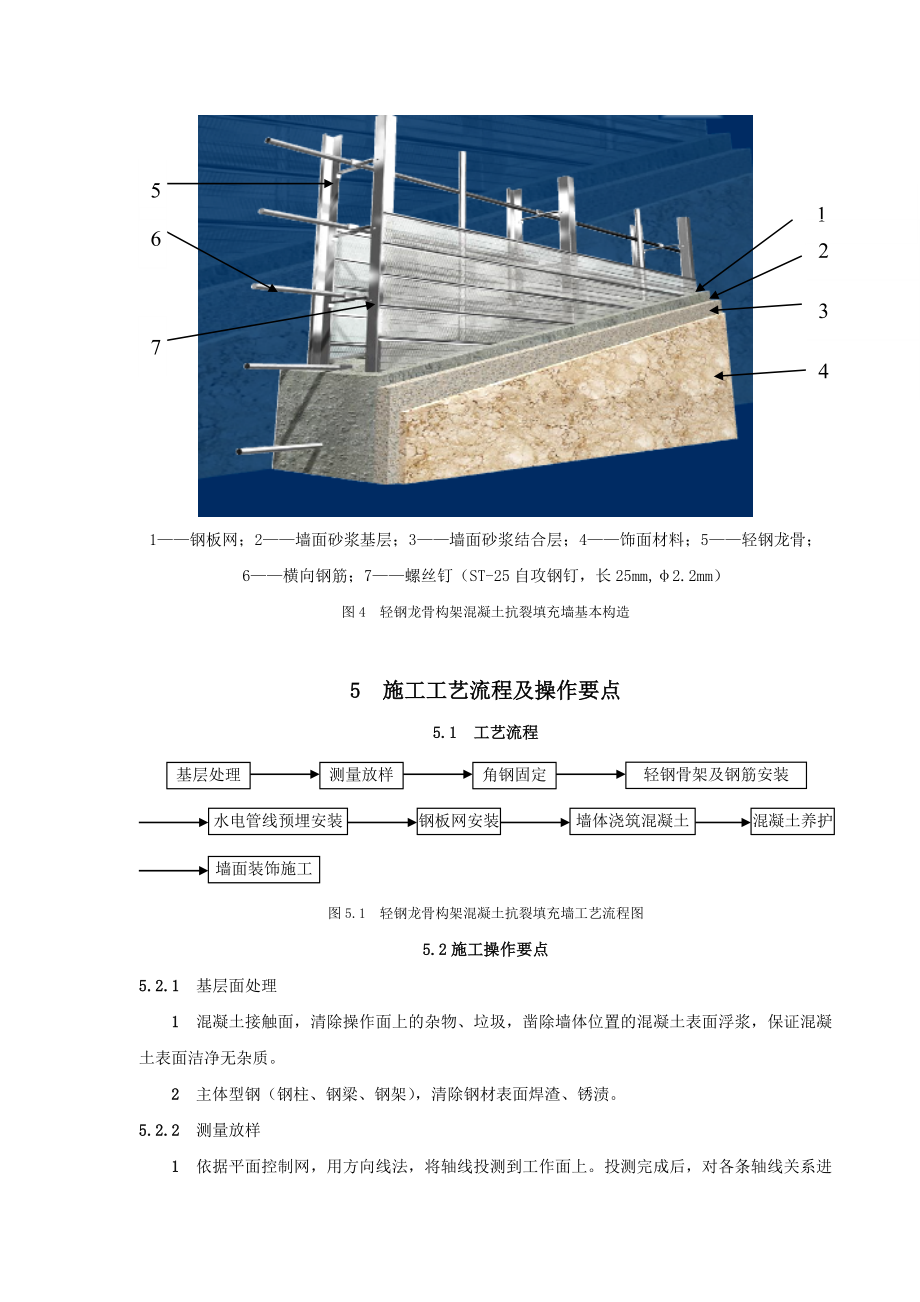 轻钢龙骨构架混凝土抗裂填充墙施工工法.doc_第2页