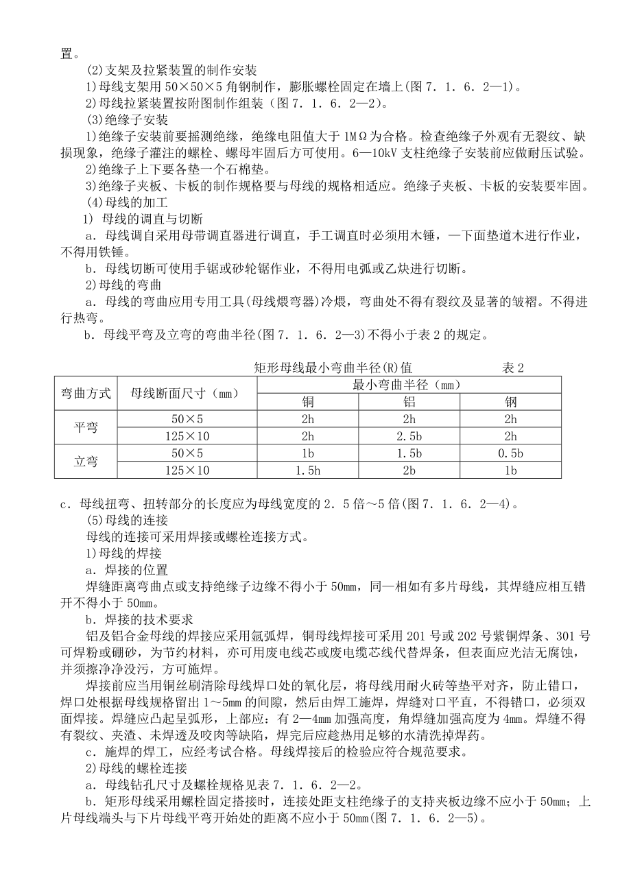 裸母线、封闭母线、插接式母线安装施工工艺.doc_第2页