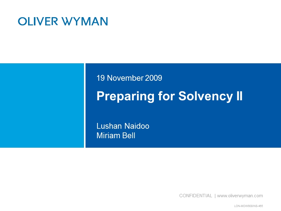 Preparing for Solvency II.ppt_第1页