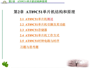 教学课件AT89单片机结构和原理.ppt