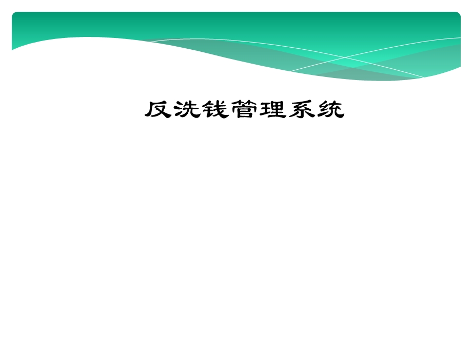 反洗钱管理系统.ppt_第1页