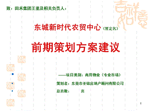 时代农贸市场营销策划方案.ppt