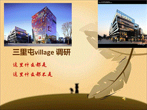 [建筑土木]三里屯village .ppt