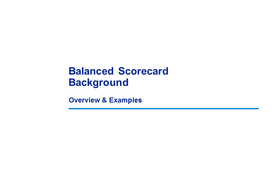 凯捷—平衡计分卡—An Introduction to Balanced Socrecard.ppt_第1页