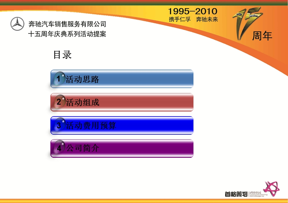 奔驰十五周庆策划提案.ppt_第1页