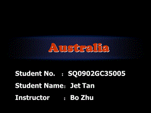 Australia澳大利亚风土人情(英文版).ppt