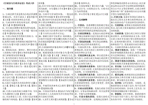 《行政法与行政诉讼法》小抄(完美.doc