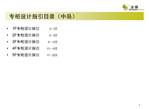 常州中岛专柜设计指引报告.ppt