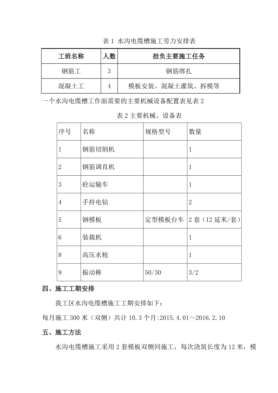 隧道水沟电缆槽施工方案.doc_第3页