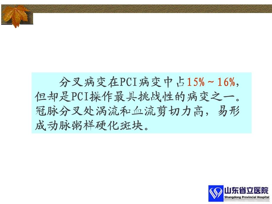 分叉病变的介入治疗.ppt_第2页