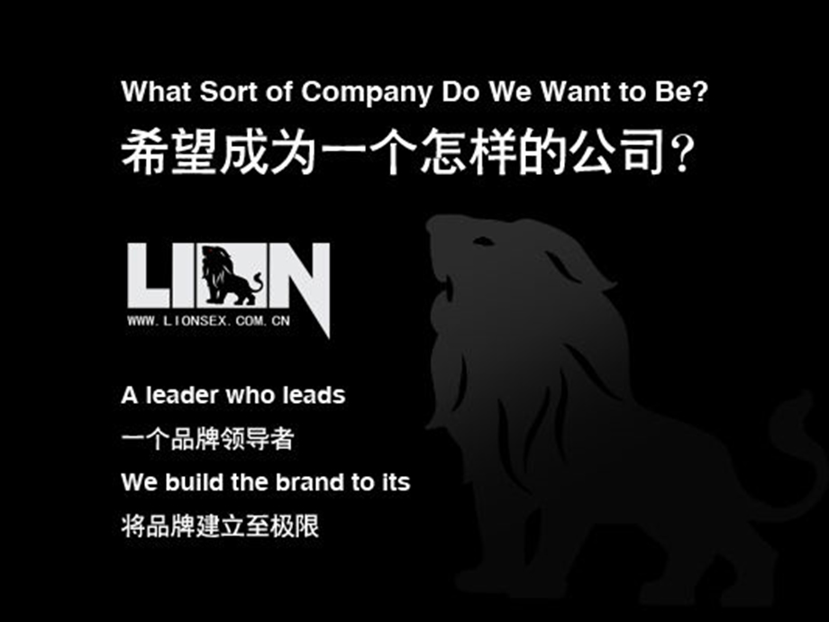 男士内衣LION品牌策划.ppt_第1页