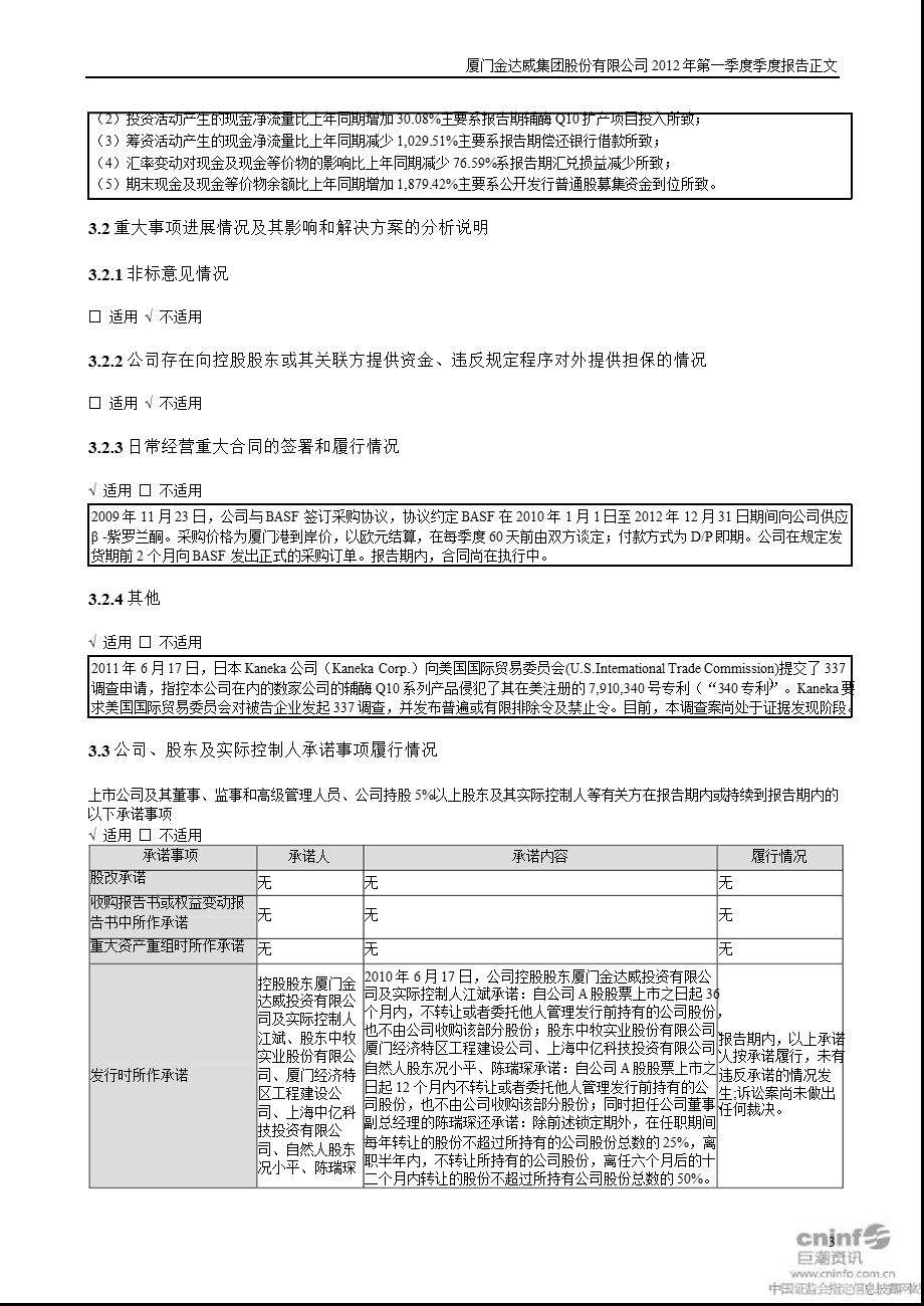 金达威：第一季度报告正文.ppt_第3页