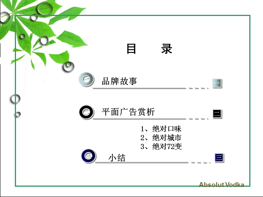 绝对伏特加平面广告赏析.ppt_第3页