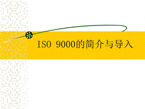 ISO 9000的简介与导入.ppt