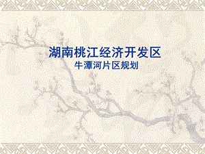 经济开发区牛潭河分区规划.ppt