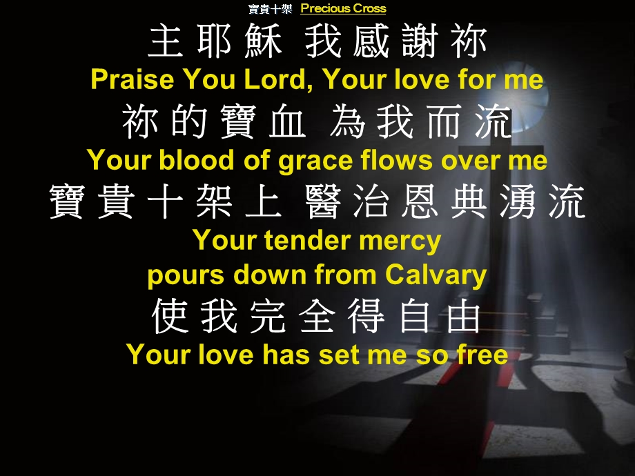 寶貴十架PRECIOUS CROSS 版權所有CHINESE IMMANUEL CHURCH.ppt_第3页