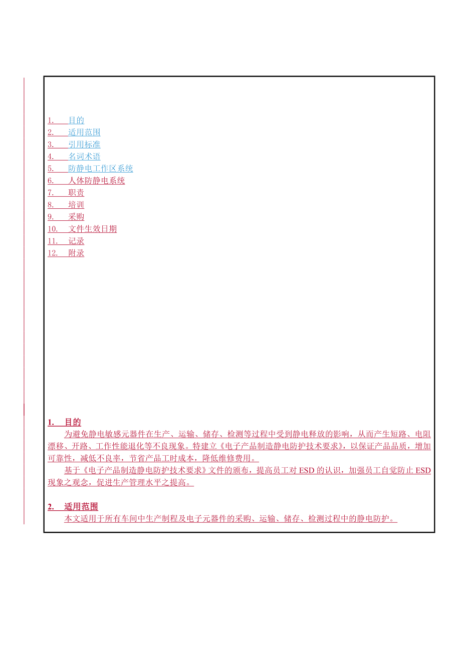 电子厂静电防护管理规范.docx_第1页