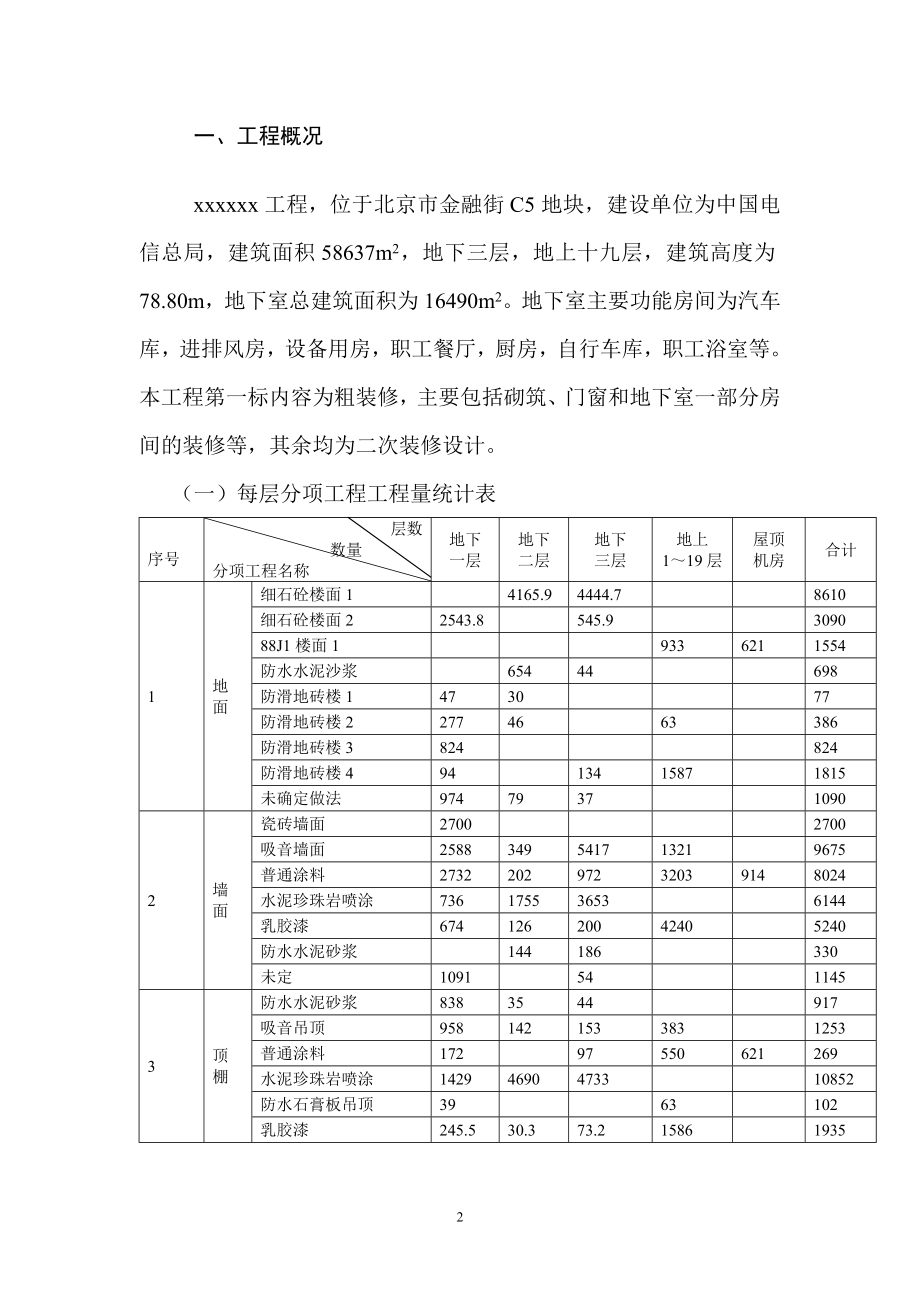 某电信大楼装修施工组织设计(DOC25页).doc_第3页