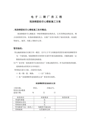 现浇空心楼板施工组织设计方案范本(DOC8页).doc