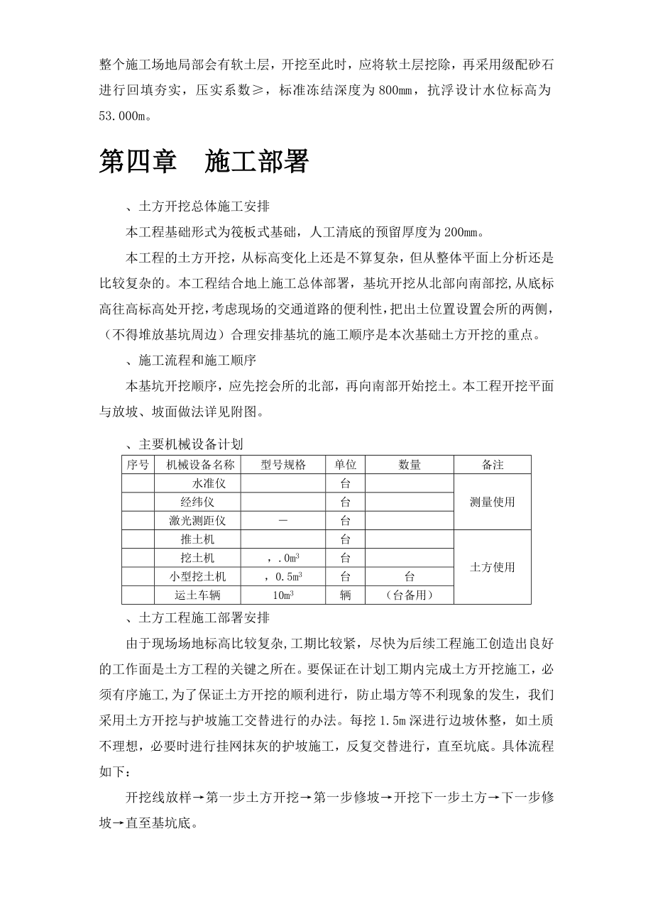 土方开挖施工组织设计方案(DOC9页).doc_第3页