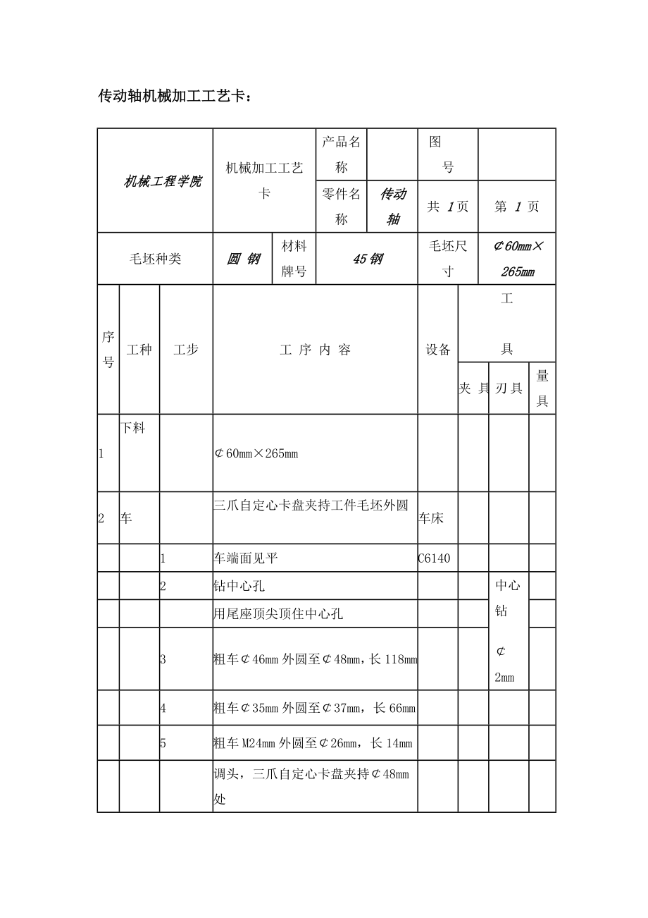 传动轴机械加工工艺实例机05讲座.docx_第2页