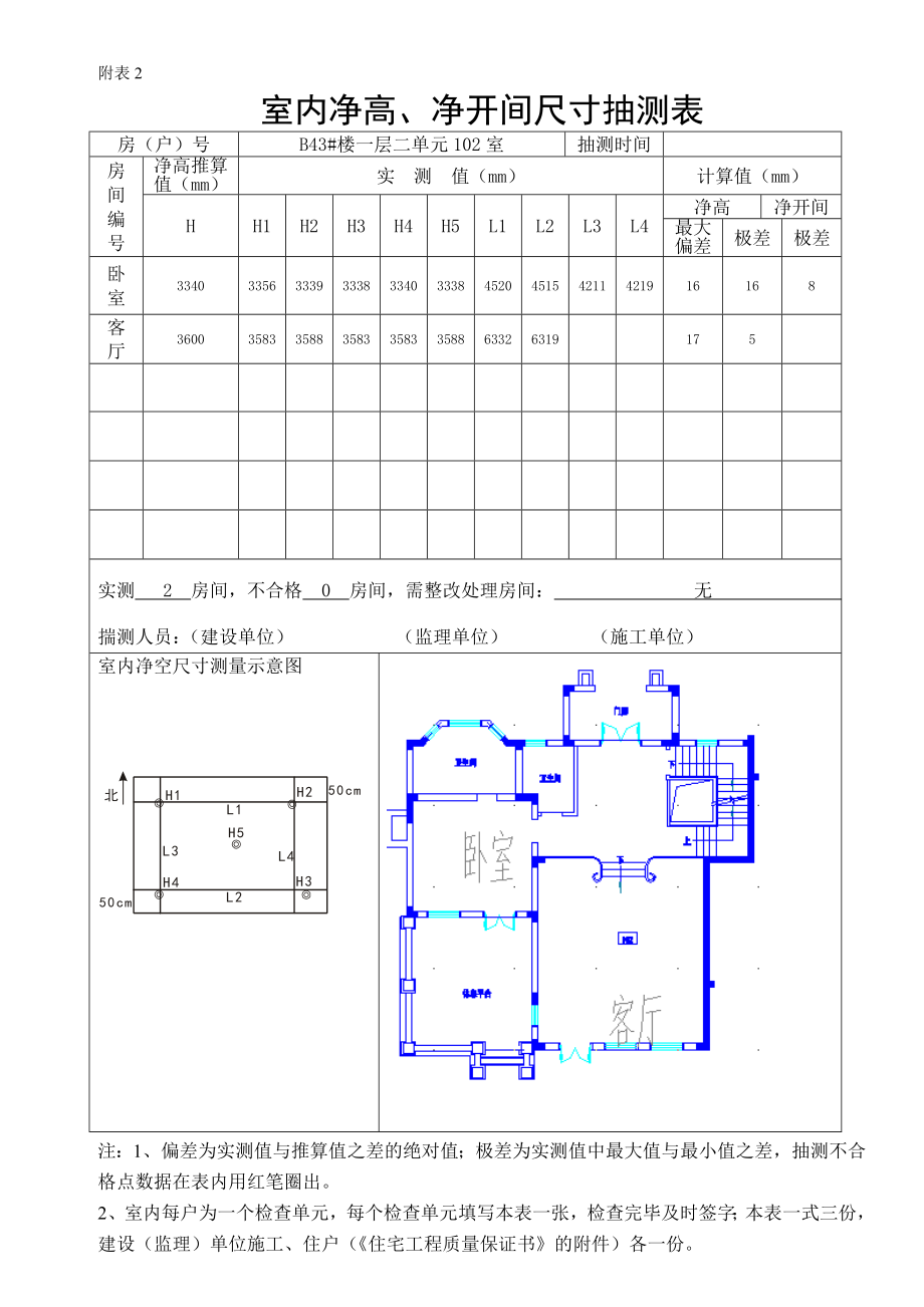 住宅工程质量分户检验记录.docx_第1页