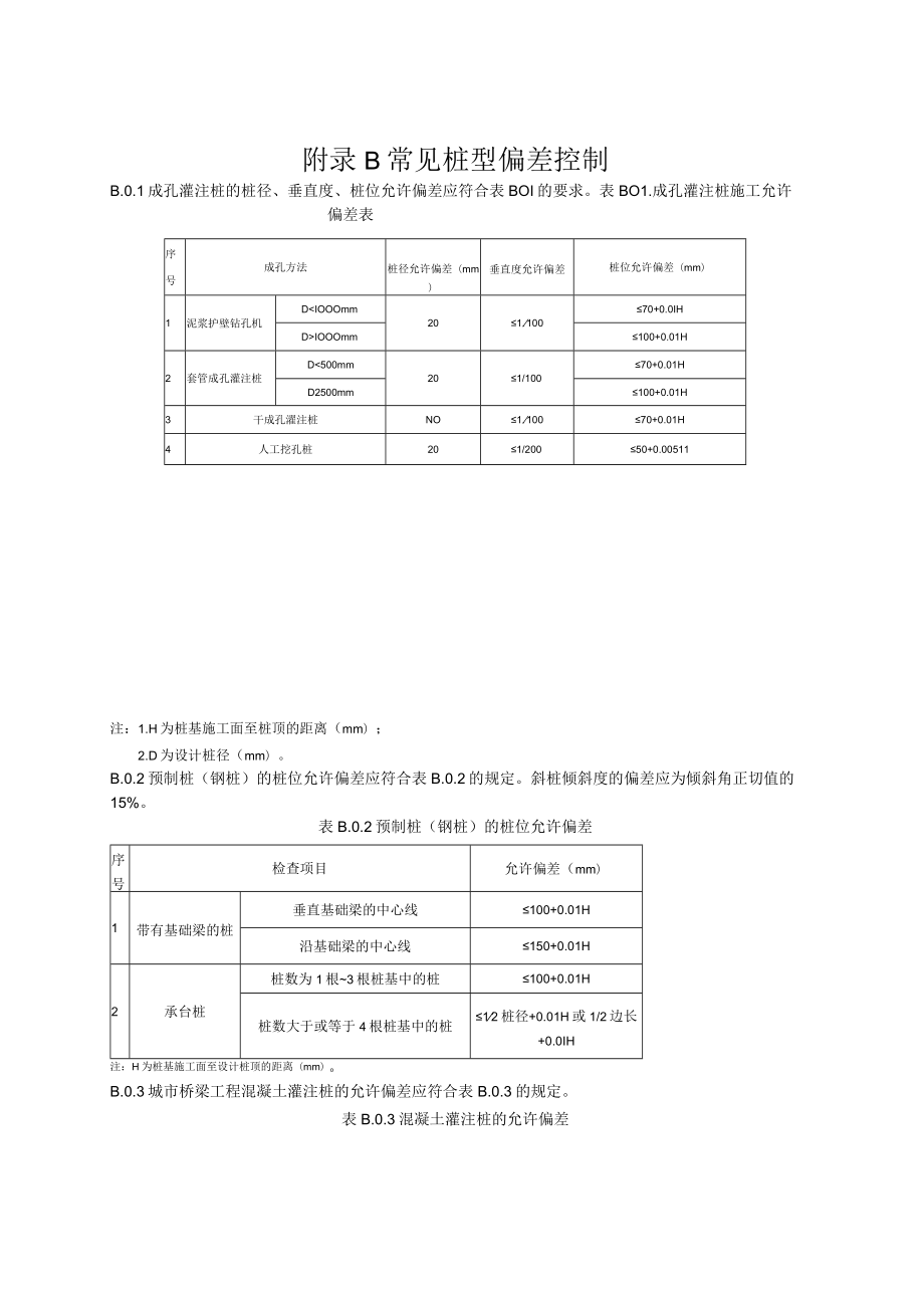 桩型与成桩工艺选择、偏差控制、水下混凝土初灌量计算公式、桩身完整性判定、材料用量统计表、抗压桩断桩处理方法.docx_第2页