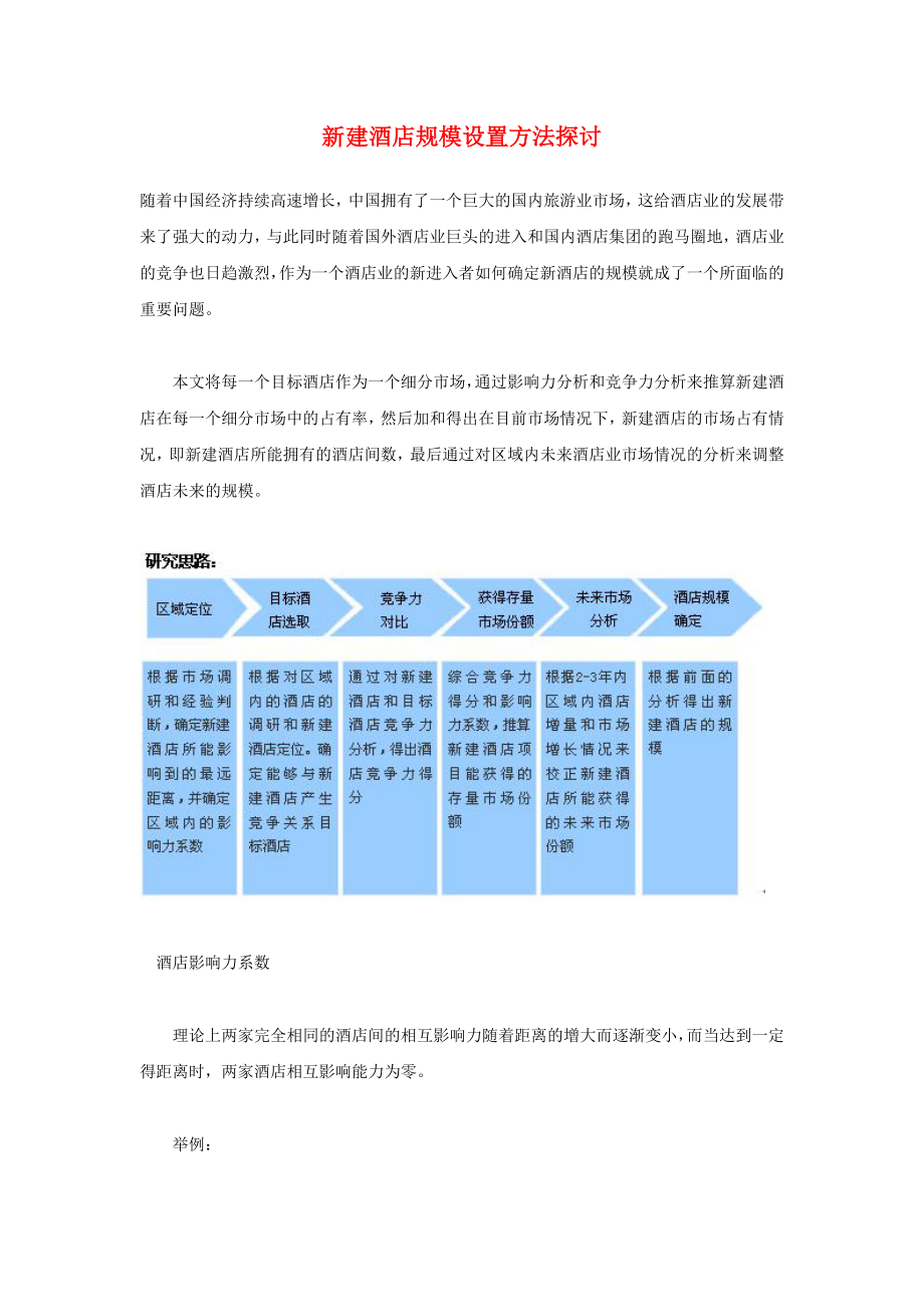 新建酒店规模设置方法探讨.docx_第1页